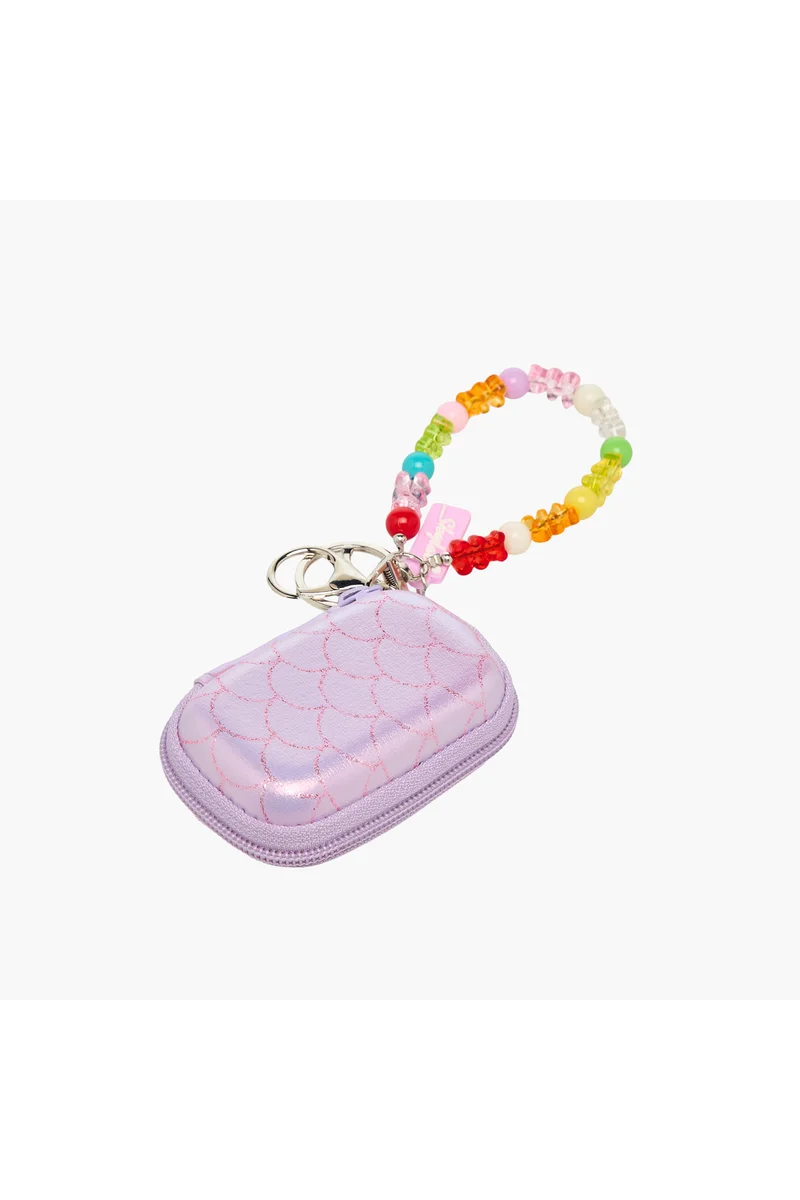 Lifestyle Mermaid Print Pouch with Keychain